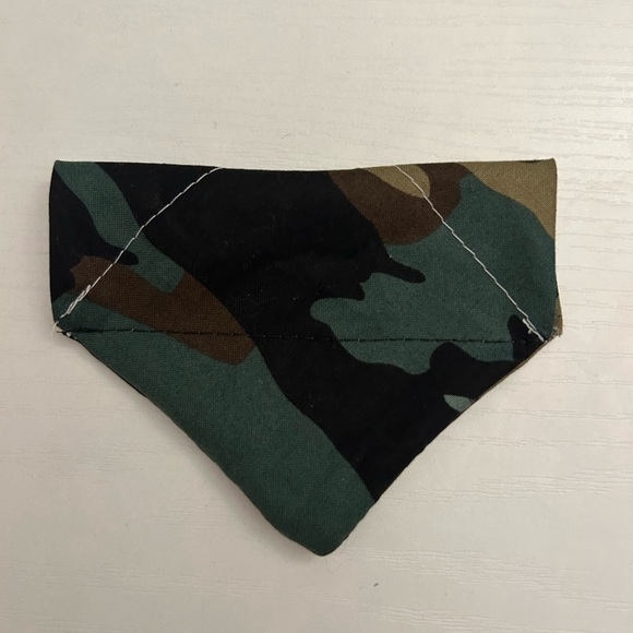 Other - Green camo dog bandana